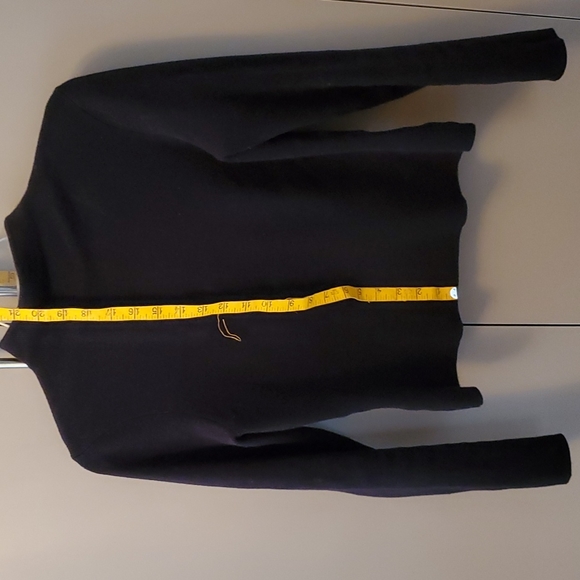 I.N.C. Black long sleeve cropped sweater - Picture 4 of 8